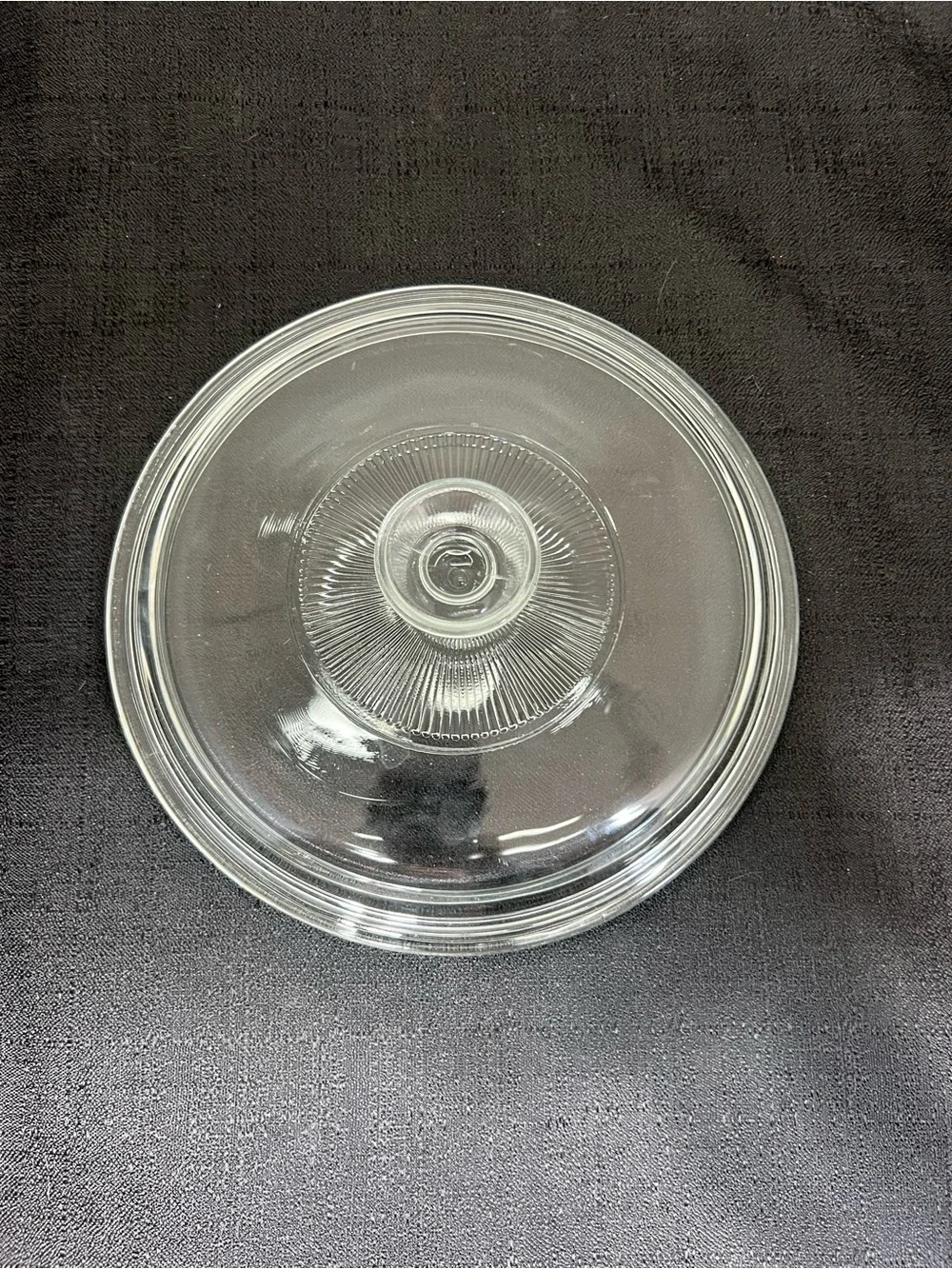 Pyrex Glass Lid 9 inch Round G-1-C  8.5” Diameter G